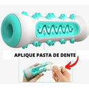 Brinquedo Dental para Cachorro que Elimina Mau Hálito e Remove Placa, Petisco Anti-Estresse